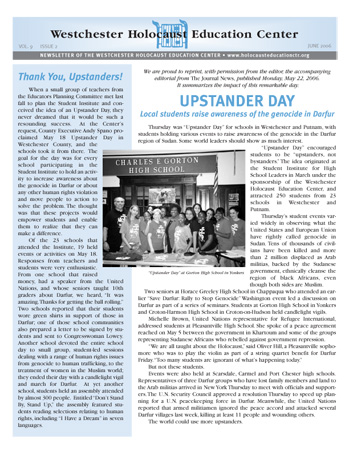 JUNE  2006 Newsletter Front Page