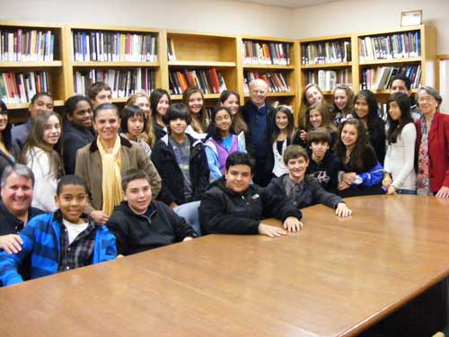 Port Chester Middle School visit to the HHREC- 11/2010 